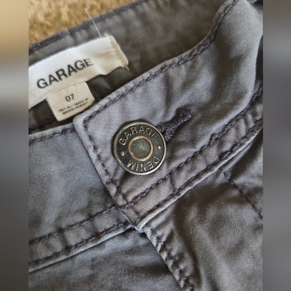 Garage Charcoal Cargo Pants - Picture 1 of 9